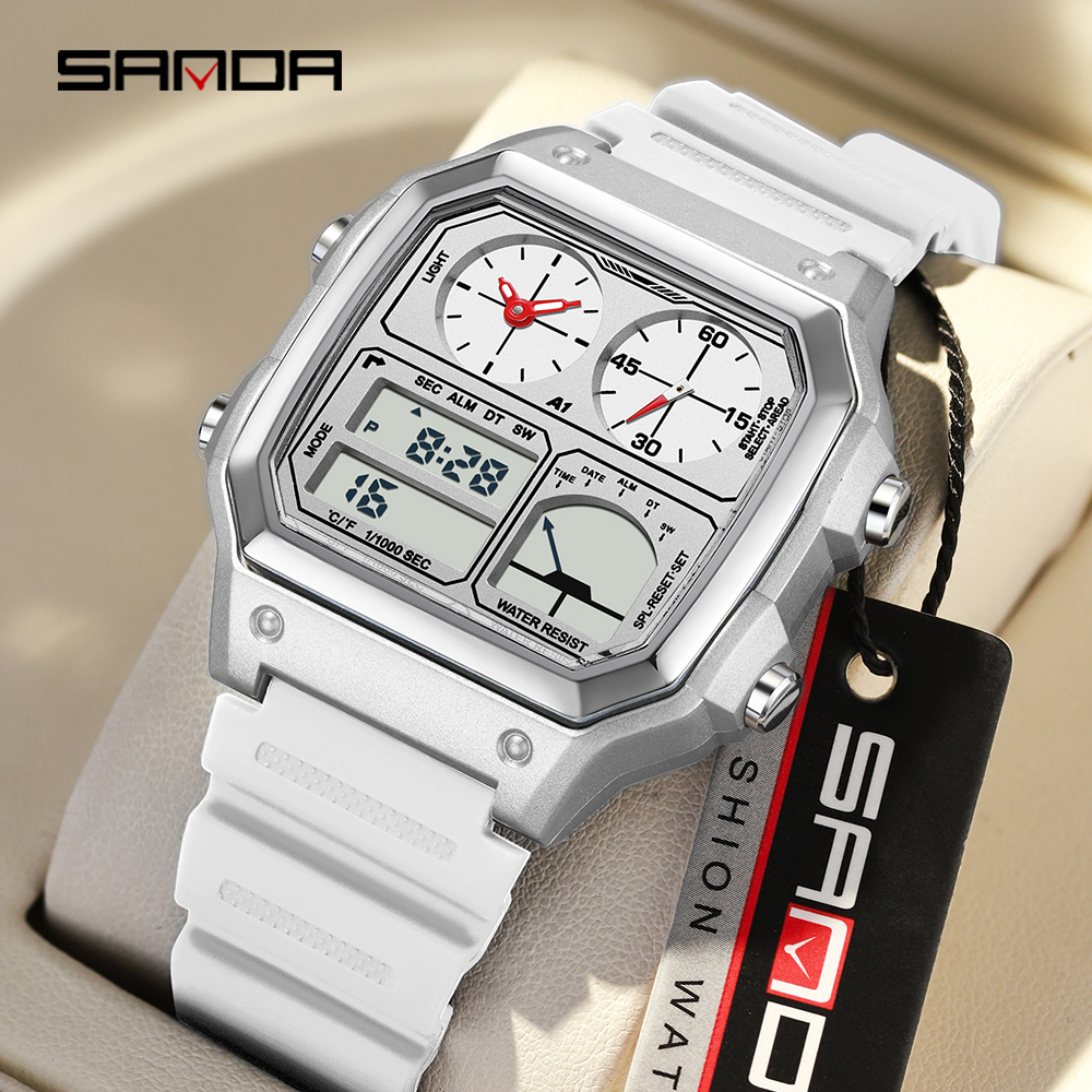 Luxury Watch Shop - Fashion SANDA 6257 Popular Men's Electronic