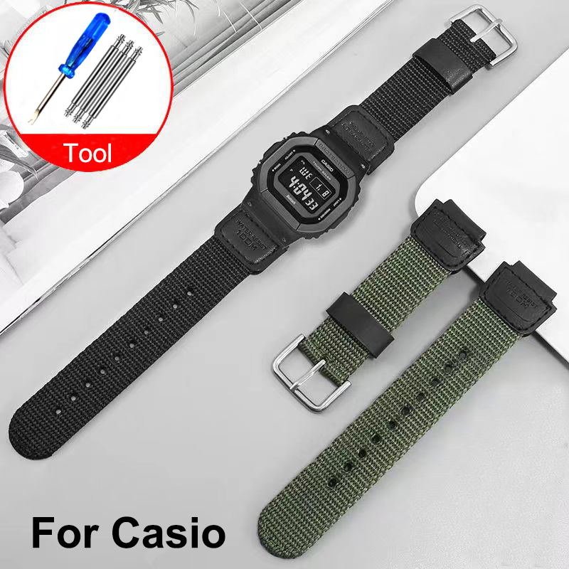 Luxury Watch Casio - 18mm Nylon Watch Strap for Casio