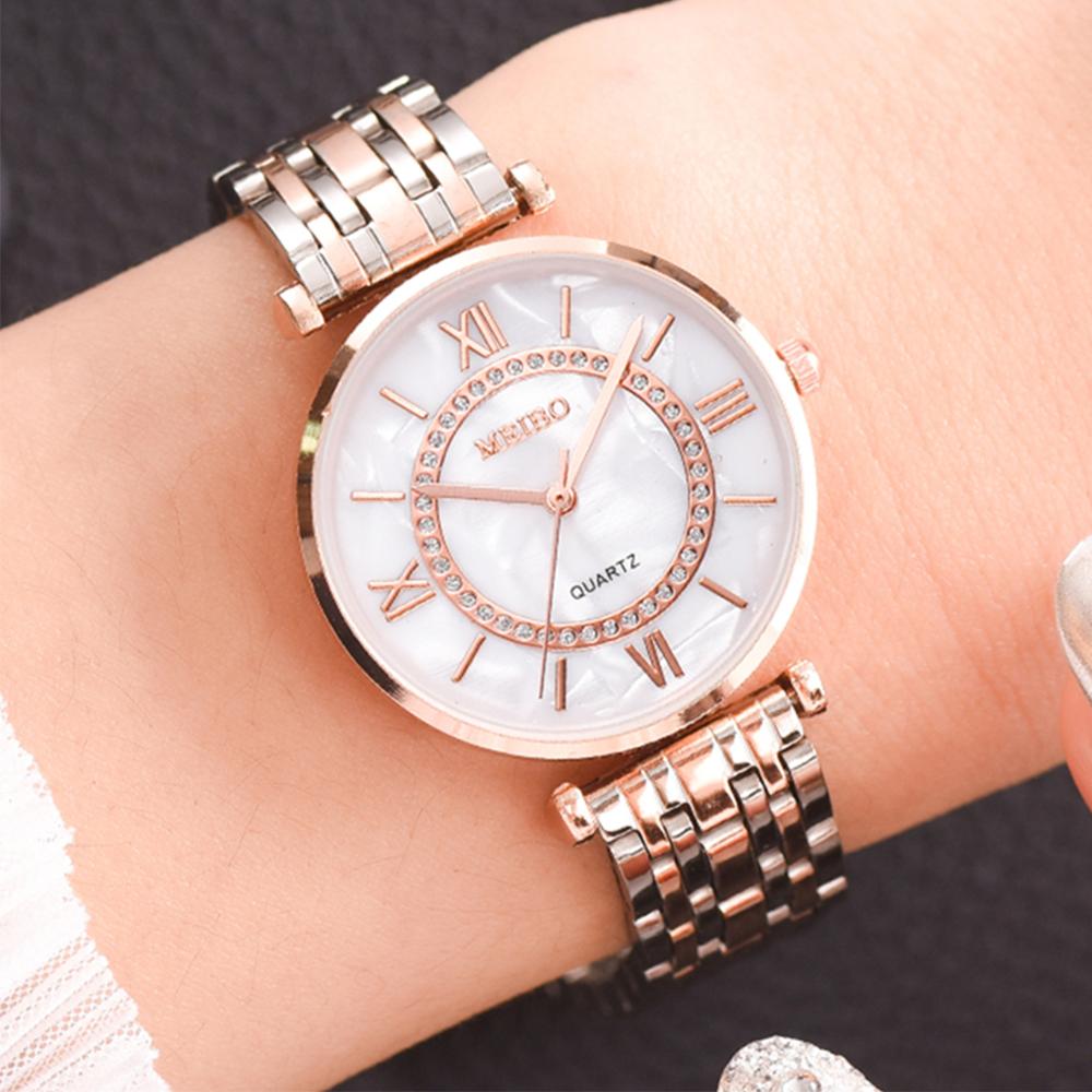 Ladies Luxury Watch - Luxury Crystal Women Bracelet Watches Top