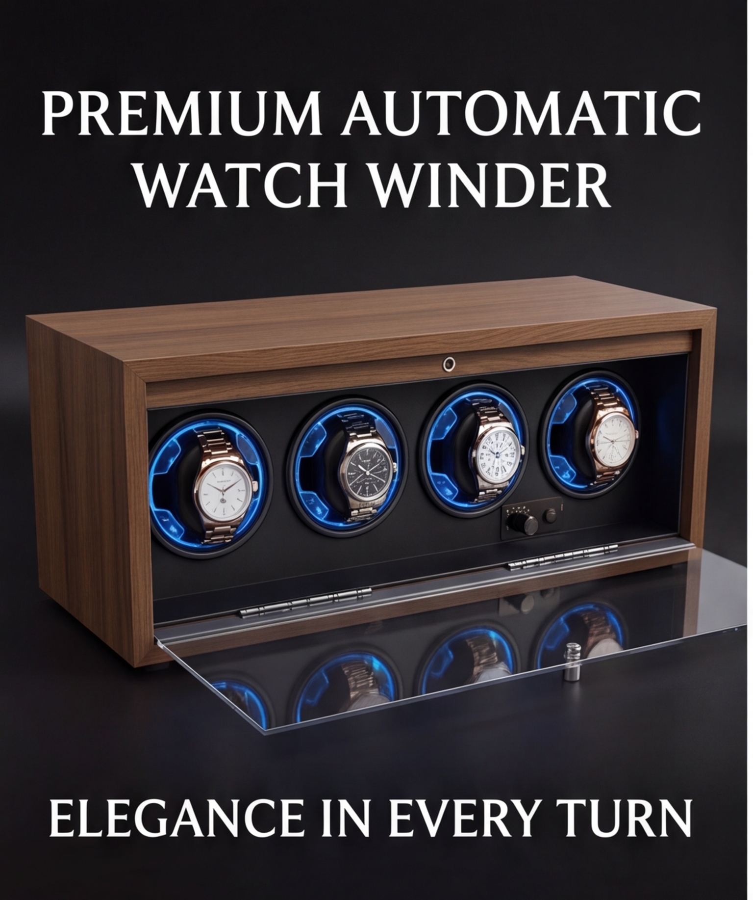 Quiet Luxury Watch Men - Automatic Watch Winder for Mechanical Watches
