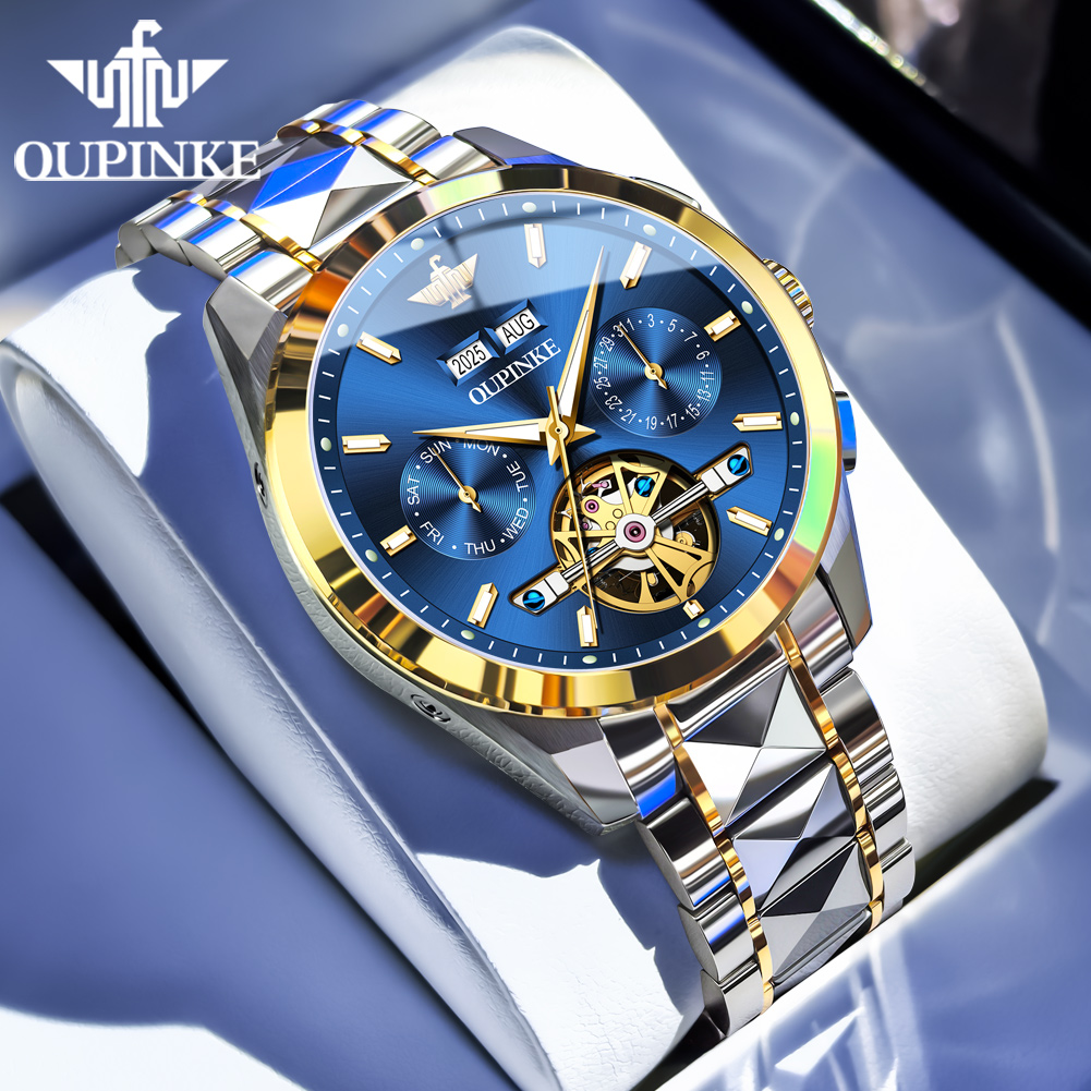 Luxury Watch Strap - OUPINKE Men's Watches Luxury Fashion Tungsten