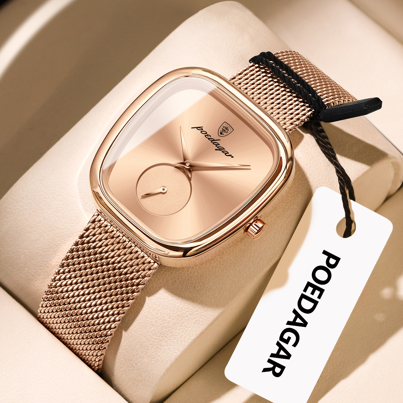 Ladies Luxury Watch - POEDAGAR Luxury Brand Woman Watch Waterproof