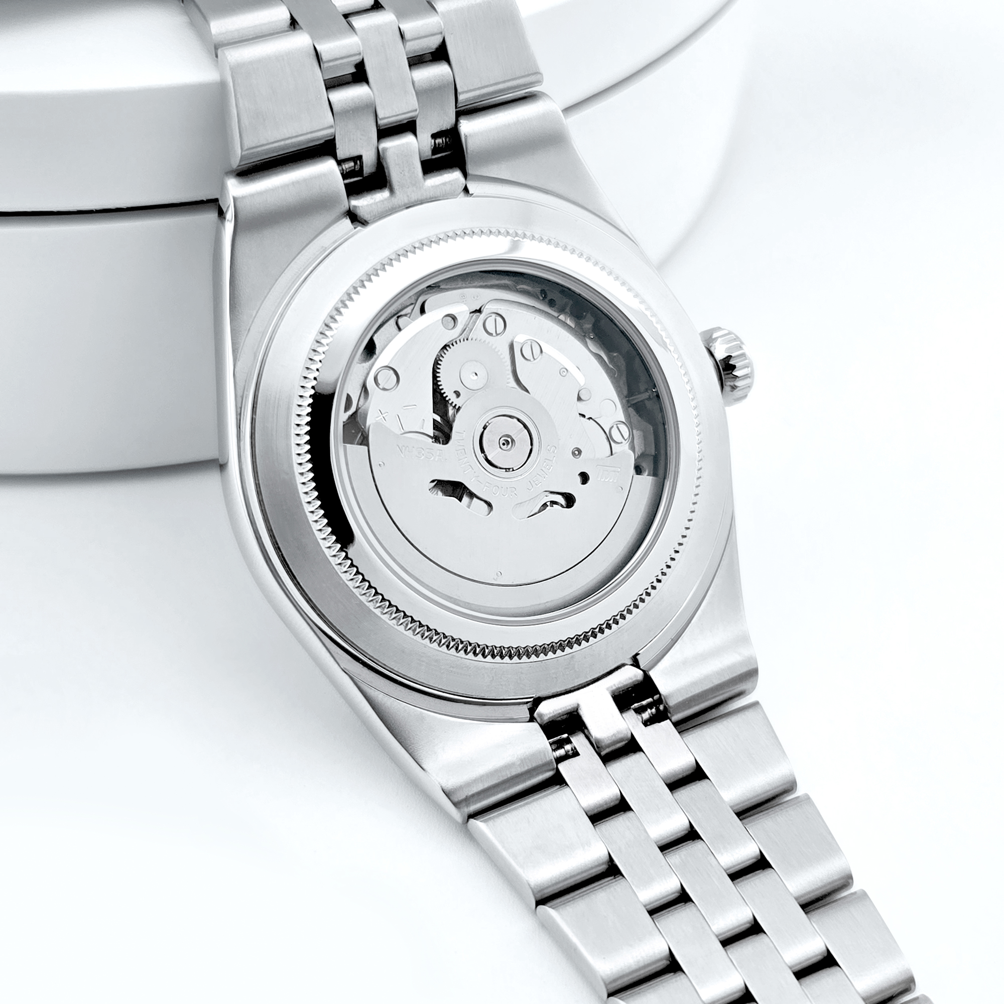 CUSTOM Logo Diy 40mm NH35 Mech - Luxury Watch Strap recension och pris