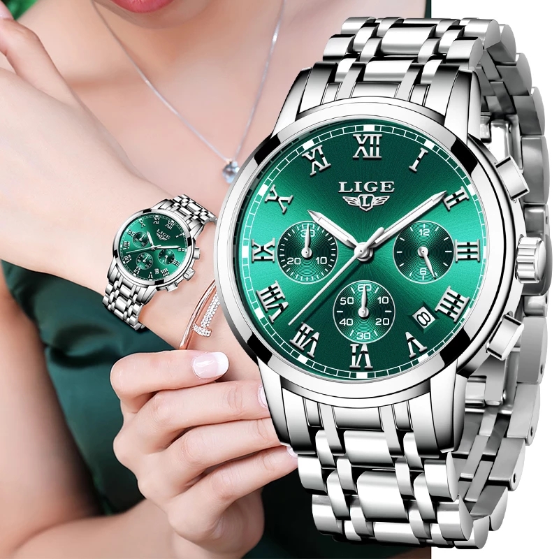 LIGE 2024 New Fashion Women Wa - Ladies Luxury Watch recension och pris