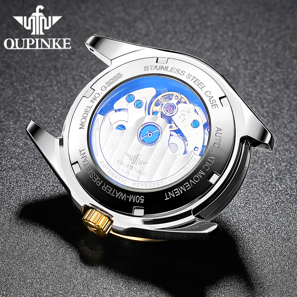 OUPINKE 3265 man watch moon ph - Luxury Watch Moon Phase recension och pris