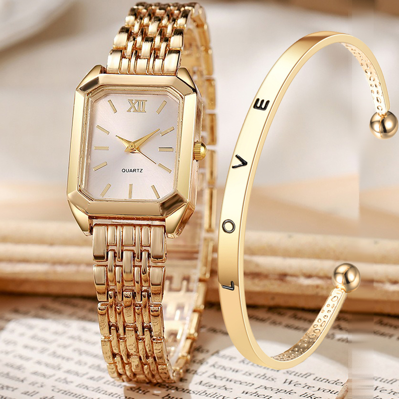 2PCS/set Luxury Women's Quartz - Ladies Luxury Watch recension och pris
