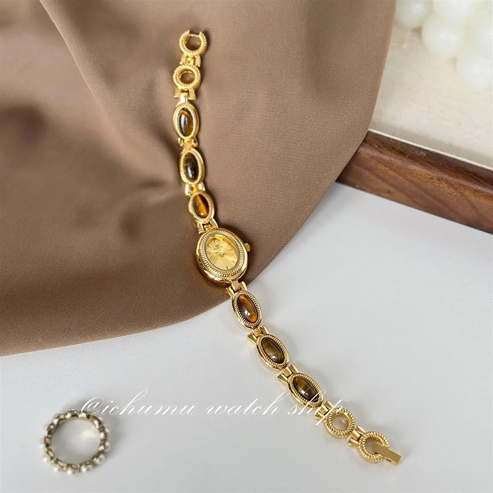 Women's Gold Watch Vintage Bro - Ladies Luxury Watch recension och pris