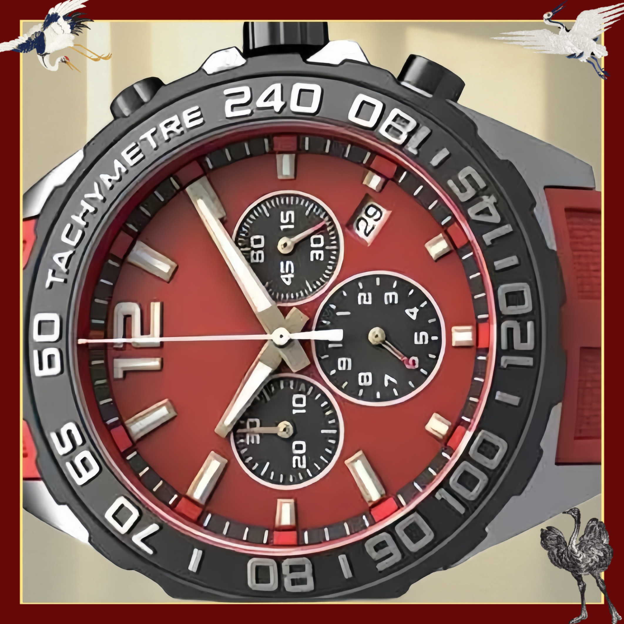 Customized Watches 43mm Men's  - Luxury Watch Strap recension och pris