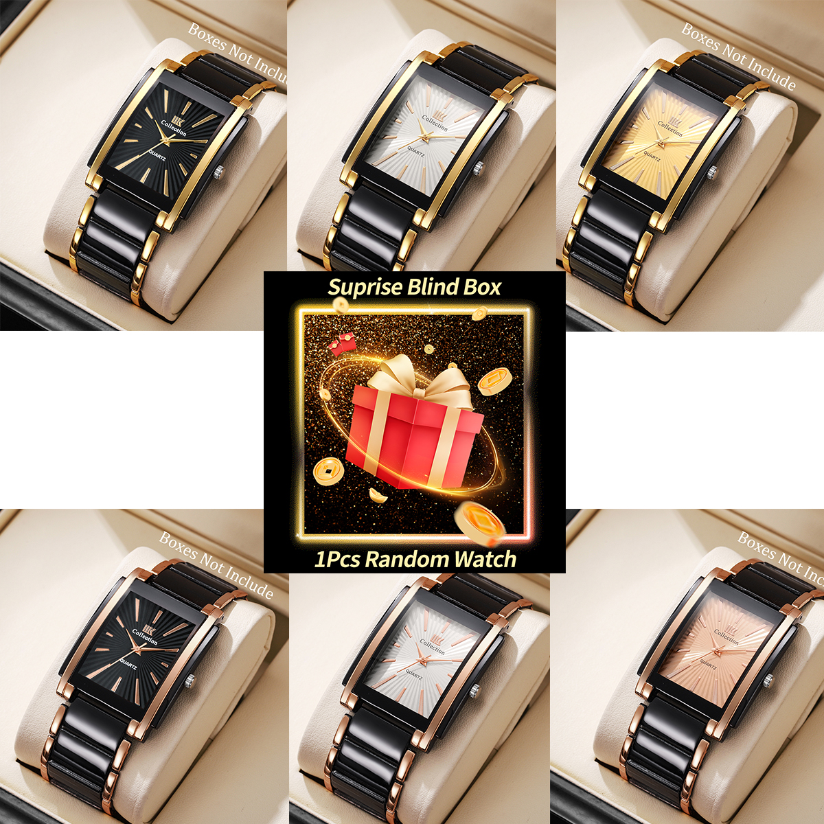 1PC Surprise Mystery Blind Wat - Luxury Watch Strap recension och pris