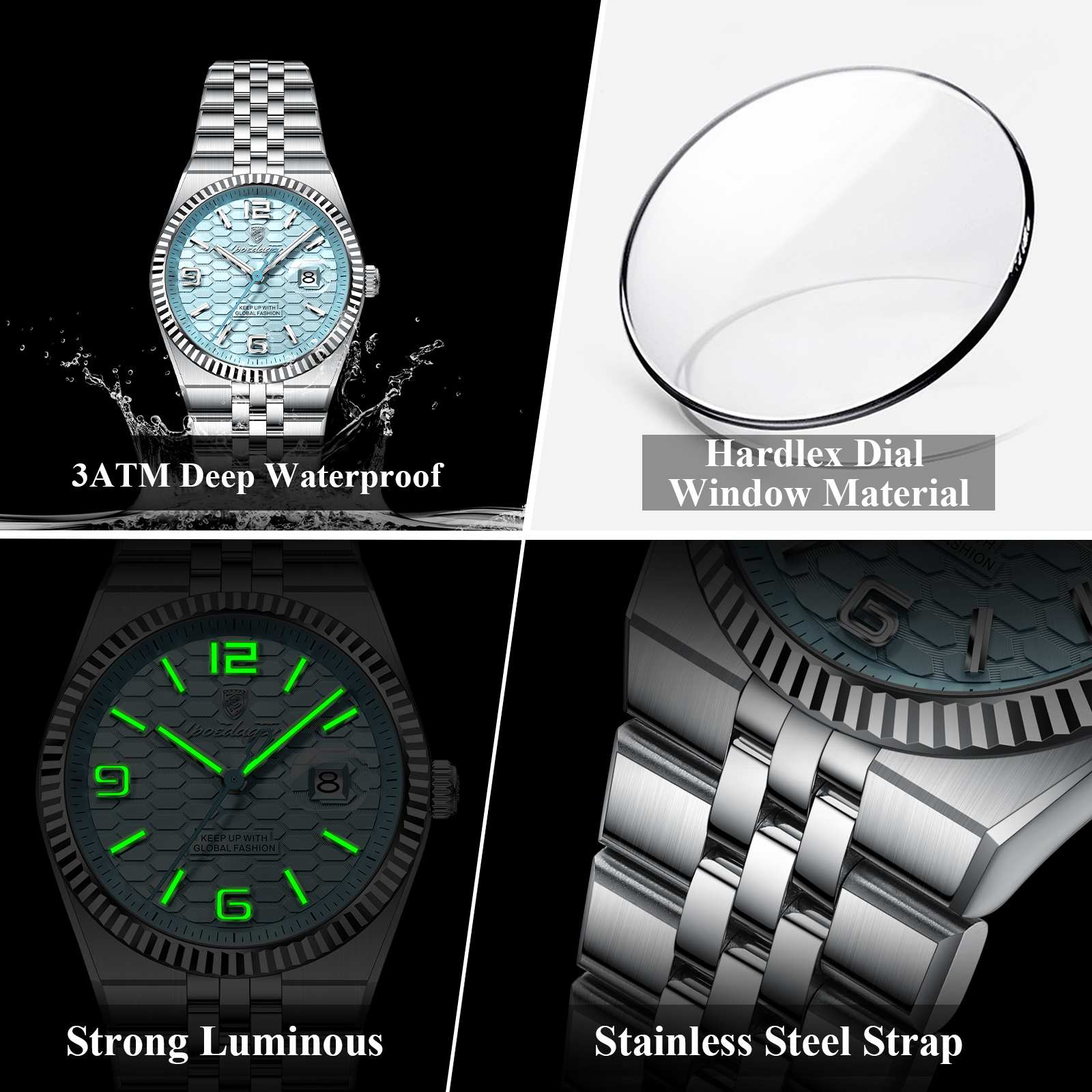 POEDAGAR Top Quartz Women's Wa - Ladies Luxury Watch recension och pris