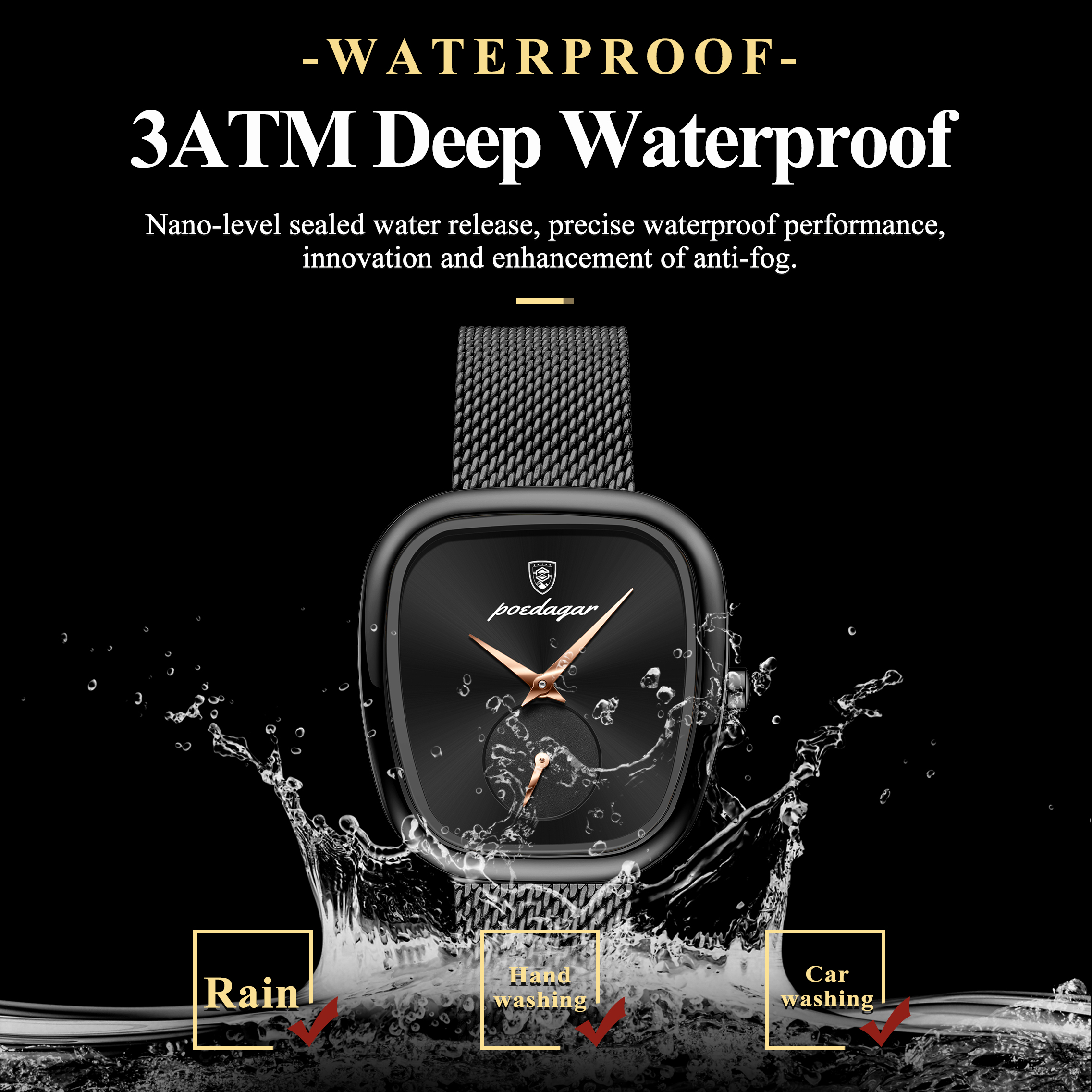 POEDAGAR Luxury Unique Women's - Ladies Luxury Watch recension och pris