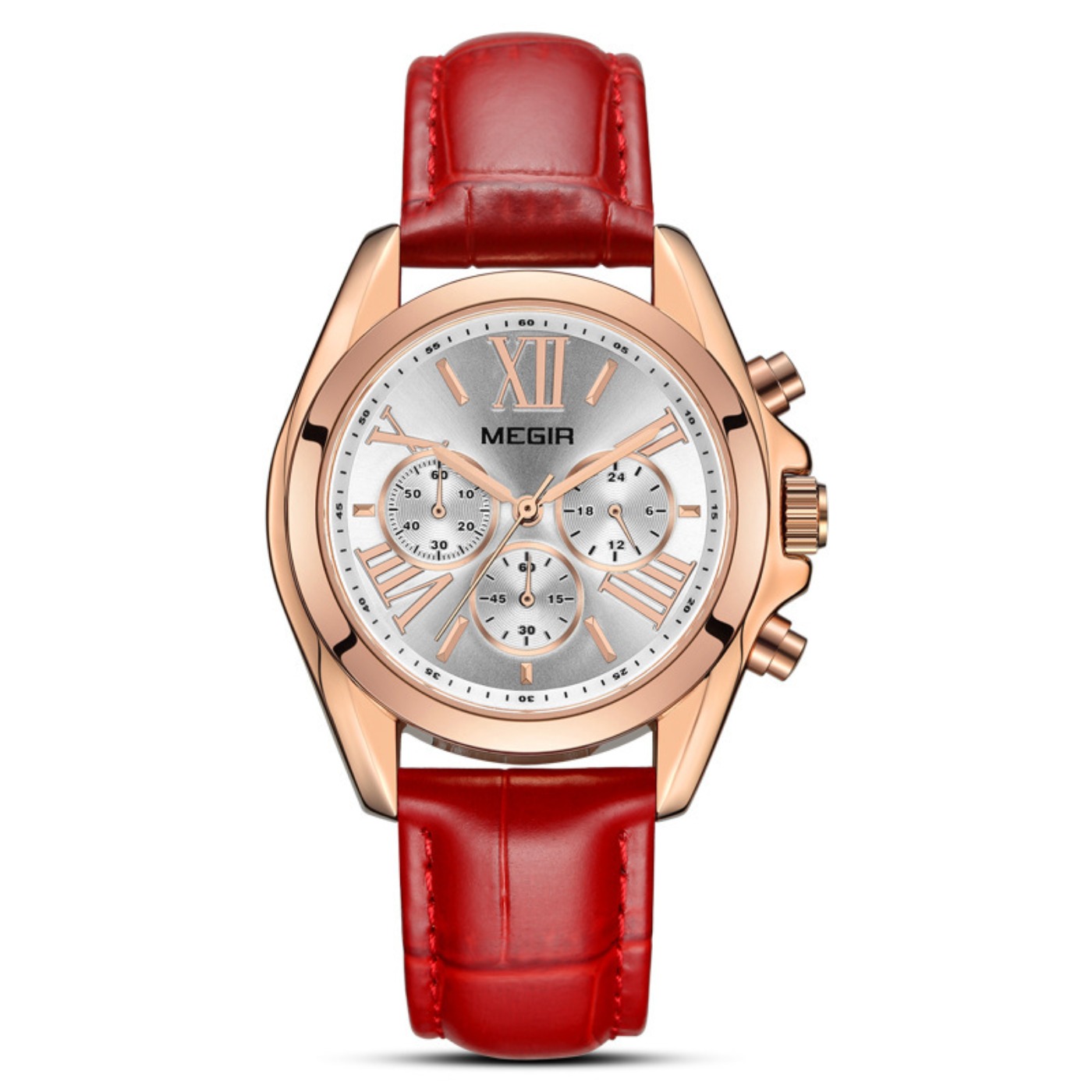 MEGIR New Luxury Leather Watch - Ladies Luxury Watch recension och pris