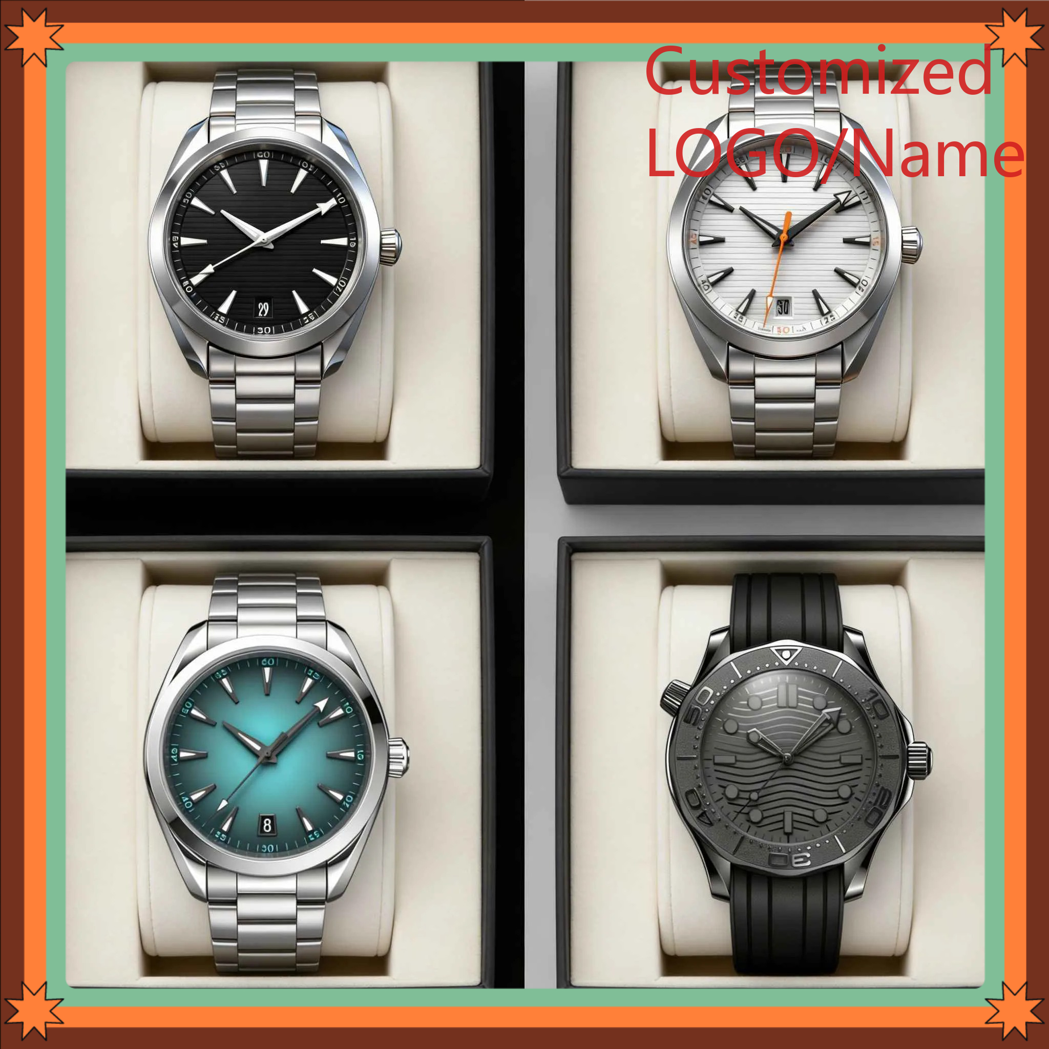 A989 Store 40mm Men's Automati - Luxury Watch Strap recension och pris