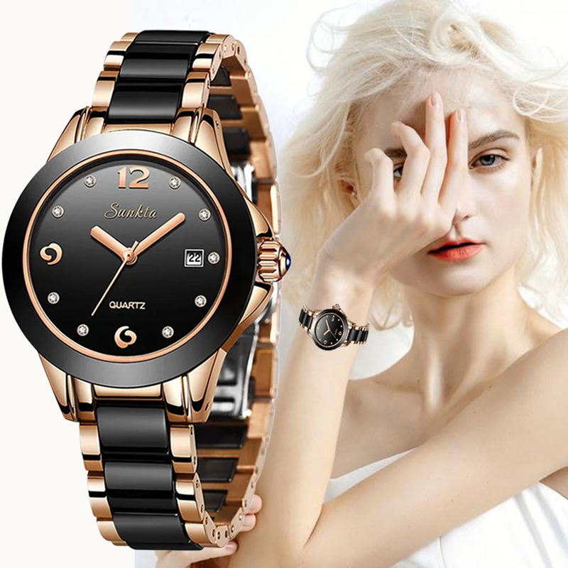LIGE Sunkta Fashion Elegant Wo - Ladies Luxury Watch recension och pris