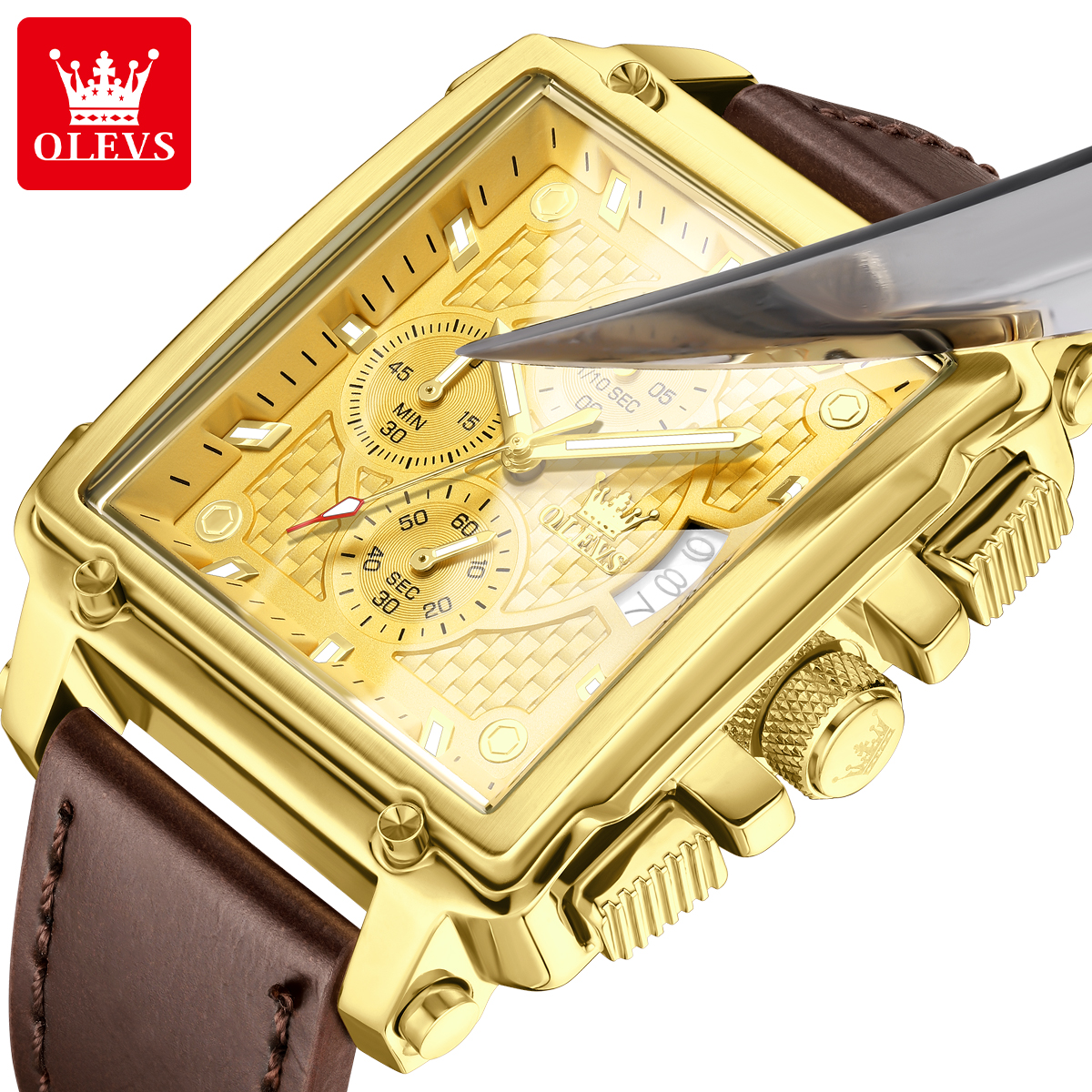 OLEVS brand mens watches water - Luxury Watch Strap recension och pris