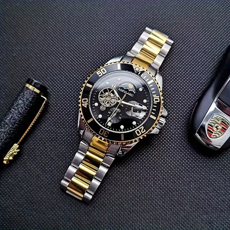 Top Luxury Men's Business Skel - Luxury Watch Name Brands recension och pris