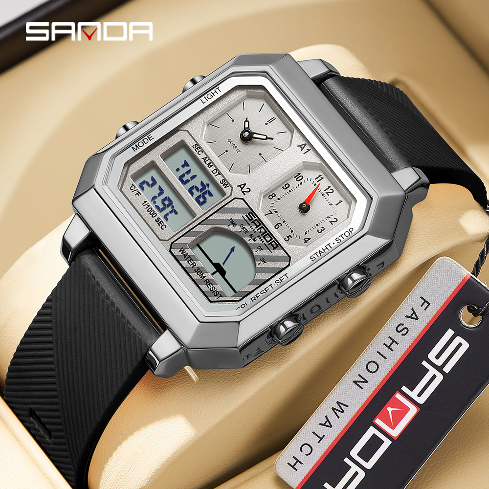 SANDA Top Brand 6210 Fashion M - Luxury Watch Shop recension och pris
