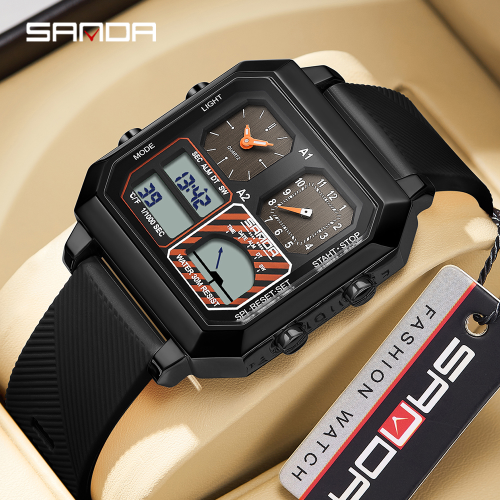 SANDA Top Brand 6210 Fashion M - Luxury Watch Shop recension och pris