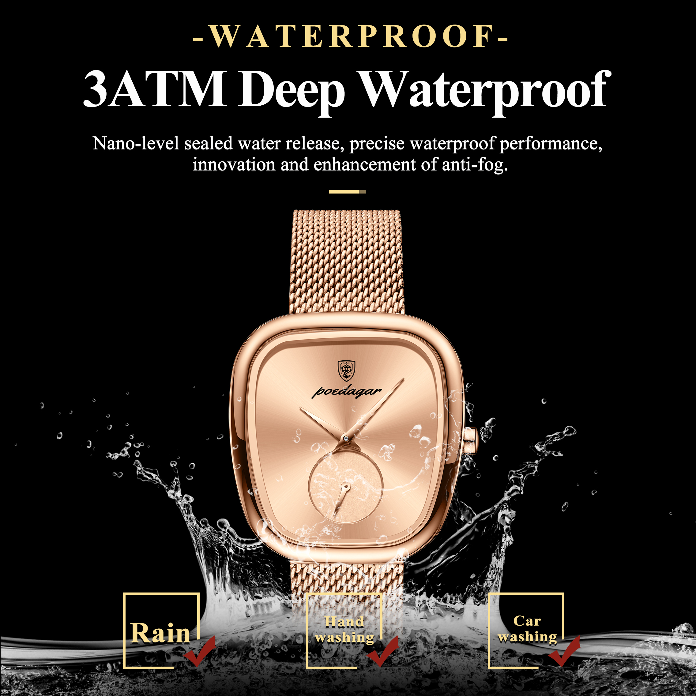 POEDAGAR Luxury Brand Woman Wa - Ladies Luxury Watch recension och pris